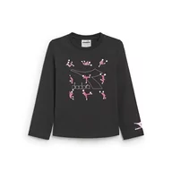 Koszulki dla dziewczynek - Koszulka dziewczęca DIADORA JG.T-SHIRT LS GLEE - miniaturka - grafika 1