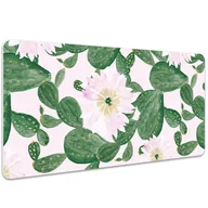 Podkładki na biurko - Mata ochronna na biurko Kwitnące kaktusy 100x50 cm, Dywanomat - miniaturka - grafika 1