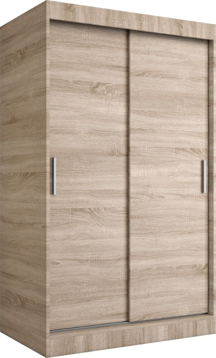 MKPOL Szafa przesuwna MODUO COMFORT 120 dąb sonoma gładka