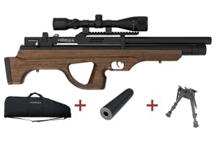 Wiatrówka PCP Norica Dark Bull BP Pack 4,5 mm drewno - Wiatrówki karabinki - miniaturka - grafika 1