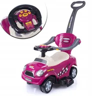 Chodziki - JEŹDZIK 3W1 JEŹDZIDEŁKO MEGA CAR KOŁA 360 PCHACZ CHODZIK AUTKO - miniaturka - grafika 1