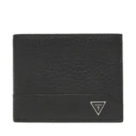 Portfele - Duży Portfel Męski Guess SMBAGR LEA24 Czarny - miniaturka - grafika 1