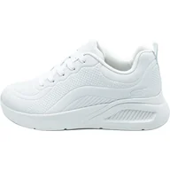 Buty trekkingowe damskie - Skechers Bobs, Biały - miniaturka - grafika 1