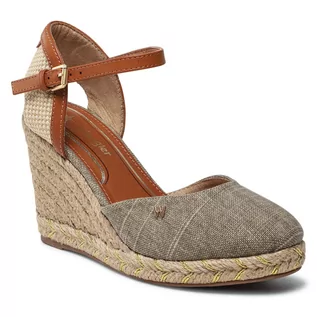 Espadryle damskie - Wrangler Espadryle Brava WL21590A Taupe 029 - grafika 1