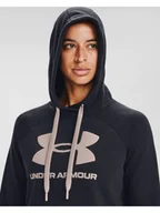Kurtki i kamizelki sportowe damskie - Damska bluza treningowa UNDER ARMOUR Rival Fleece Logo Hoodie - miniaturka - grafika 1