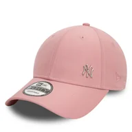 Czapki damskie - Czapka z daszkiem New Era New York Yankees Flawless 9Forty 60595161 Różowy - miniaturka - grafika 1