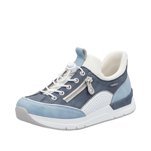 Rieker Damskie kapcie 58962, niebieskie, 41 EU, niebieski, 41 EU