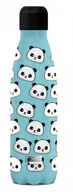 Butelki termiczne - I-Drink kolba termosu Panda 500 ml stal nierdzewna jasnoniebieska twm_527786 - miniaturka - grafika 1