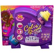 Lalki dla dziewczynek - Mattel Lalka Color Reveal Imprezowe stylizacje fioletowe włosy GXP-798292 - miniaturka - grafika 1