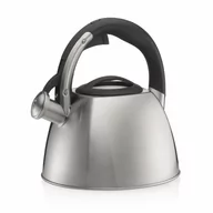 Czajniki na gaz - Czajnik, stal nierdzewna 18/10, śred. 22 x 21,5 cm, 2,4 l, metaliczny matowy kod: KE-12078 - miniaturka - grafika 1