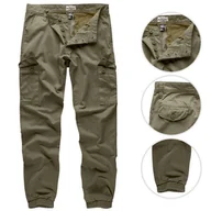 Spodnie sportowe męskie - Surplus Surplus Surplus Spodnie Jogger Bad Boys Olive L 21472-5 - miniaturka - grafika 1