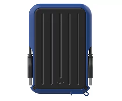 Silicon Power Dysk zewnętrzny Armor A66 4TB 2,5" USB 3.2 IPX4 Blue SP040TBPHD66LS3B