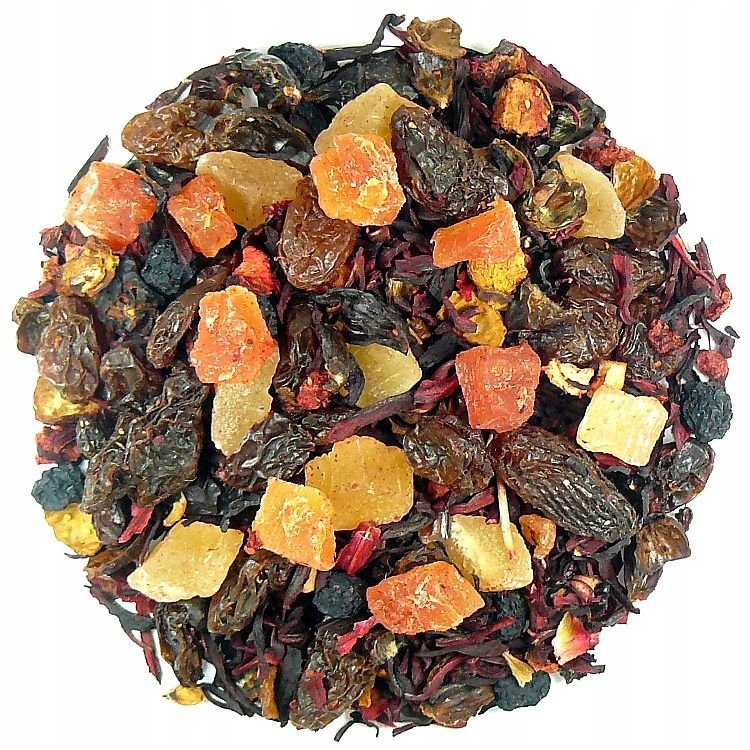 Herbata Owocowa Królewski Bukiet Róża papaja 1kg