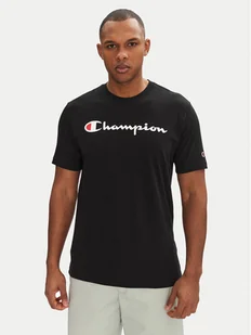 Champion T-Shirt 220256 Czarny Standard Fit - Koszulki męskie - miniaturka - grafika 1