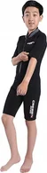 Pływanie - Cressi dzieci Endurance Junior 5 MM neoprenu Shorty 3 MM do nurkowania i schnorchler, czarny JLV478004 - miniaturka - grafika 1