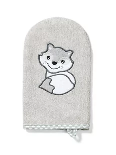 BabyOno Myjka kąpielowa bambusowa z aplikacją szara - Inne akcesoria do pielęgnacji dzieci - miniaturka - grafika 1
