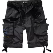 Odzież taktyczna i umundurowanie - Spodenki Krótkie Męskie BRANDIT Savage Ripstop Shorts - Black - miniaturka - grafika 1