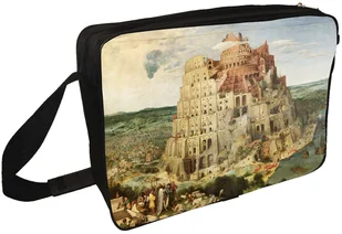 Torba na ramię Wieża Babel Pieter Bruegel starszy - Torby szkolne - miniaturka - grafika 1