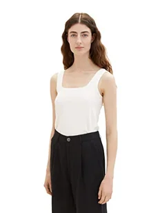 TOM TAILOR top damski, 10315 - Whisper White, XXL - Koszulki i topy damskie - miniaturka - grafika 1