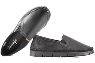 Mokasyny damskie - MACIEJKA 03512-38 PÓŁBUTY DAMSKIE BALERINKI MOKASYNY 40 Czarny - miniaturka - grafika 1