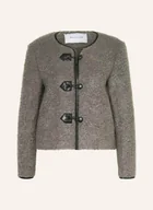 Marynarki i żakiety damskie - Mrs & Hugs Kurtka grau - miniaturka - grafika 1