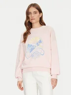 Bluzy damskie - Guess Bluza W5GQ16 K68I4 Różowy Regular Fit - miniaturka - grafika 1