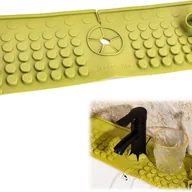 Pozostałe akcesoria kuchenne - Silikonowa mata pod kran kuchenny – osłona przeciwbryzgowa, osłona przeciwbryzgowa do zlewu, odzyskiwanie wody w łazience - miniaturka - grafika 1