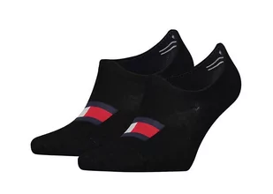 Tommy Hilfiger Skarpety 701223928 001 39-42 TH Men Footie 2P Flag - Skarpetki męskie - miniaturka - grafika 1