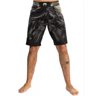 Spodnie sportowe męskie - Venum Invader Fightshorts MMA Spodenki Treningowe Black/Sand - miniaturka - grafika 1