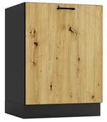 Szafki kuchenne - Szafka na płytę indukcyjną grafit + dąb artisan S5-K85 - miniaturka - grafika 1