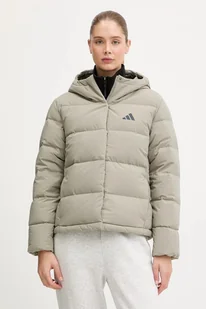 adidas kurtka puchowa Helionic kolor zielony zimowa JX3027 - Kurtki damskie - miniaturka - grafika 1