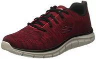 Trampki męskie - Skechers Męskie trampki 232298 Rdbk, Red Knit Black Trim, 47 EU - miniaturka - grafika 1