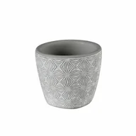 Donice - Osłonka terrakota EBBE 7 x 7 x 6 cm szara - miniaturka - grafika 1