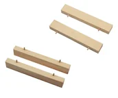 Pozostałe akcesoria barmańskie - Podstawki Nogi do Regałów Stojaków na Wino RW61 2 szt. – Naturalne Drewno sosnowe / Wamar-Sosenka - miniaturka - grafika 1