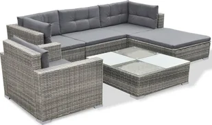 Elior zestaw mebli ogrodowych Qall, szary 4184 - Meble ogrodowe - miniaturka - grafika 1