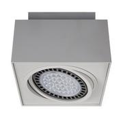 Lampy sufitowe - Zuma Line Spot LAMPA sufitowa BOXY CL 20074-WH metalowa OPRAWA kwadratowa downlight biała 20074-WH - miniaturka - grafika 1