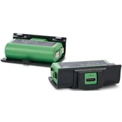 Akcesoria do Playstation - Akumulatory POWERA XBPW0119-01 + kabel 3m Zielono-czarny - miniaturka - grafika 1