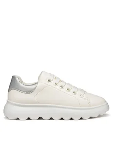 Geox Sneakersy J Puffypop J55MRA 000BC C0007 S Biały - Buty dla dziewczynek - miniaturka - grafika 1