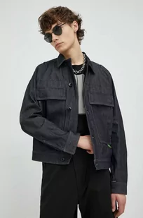 G-Star Raw kurtka jeansowa męska kolor szary przejściowa - Kurtki męskie - miniaturka - grafika 1