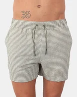 Kąpielówki męskie - boxer mare k way mod. hazel check beach - azx white/green lichen - miniaturka - grafika 1