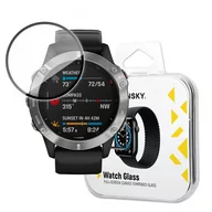 Akcesoria do smartwatchy - Wozinsky Watch Glass hybrydowe szkło do Garmin Fenix 6 czarny - miniaturka - grafika 1