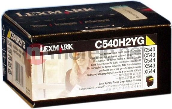 Toner Lexmark Yellow C540H2YG