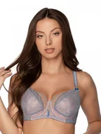 Biustonosze - Biustonosz GAIA Semi-Soft Anastasia 1167 półusztywniany niebieski  95C - miniaturka - grafika 1