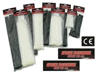 Pozostałe akcesoria sieciowe - Opaski Zaciskowe Trytytki Czarne 300x4,8mm 100szt. - miniaturka - grafika 1