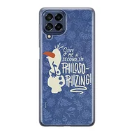 Etui i futerały do telefonów - Etui Olaf 005 Disney Nadruk częściowy Niebieski Producent: Samsung, Model: M33 5G - miniaturka - grafika 1