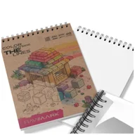 Szkolne artykuły papiernicze - Blok A5 do markerów 40 ark. 200gsm 1szt.mix - miniaturka - grafika 1