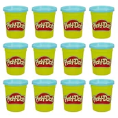 Masy plastyczne - Hasbro Play-Doh Ciastolina Tuby uzupełniające 12-pak Niebieski E4827 p7 - miniaturka - grafika 1