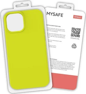 Mysafe MYSAFE ETUI SILIKONOWE IPHONE 13 MINI ŻÓŁTY PUDEŁKO - Etui i futerały do telefonów - miniaturka - grafika 1