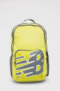 New Balance Plecak LAB11107SYE kolor żółty duży z nadrukiem - Plecaki - miniaturka - grafika 1