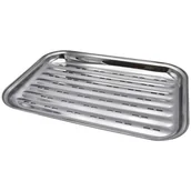 Akcesoria do grilla - BBQ Tacka grillowa ze stali nierdzewnej 34,5 cm + - miniaturka - grafika 1